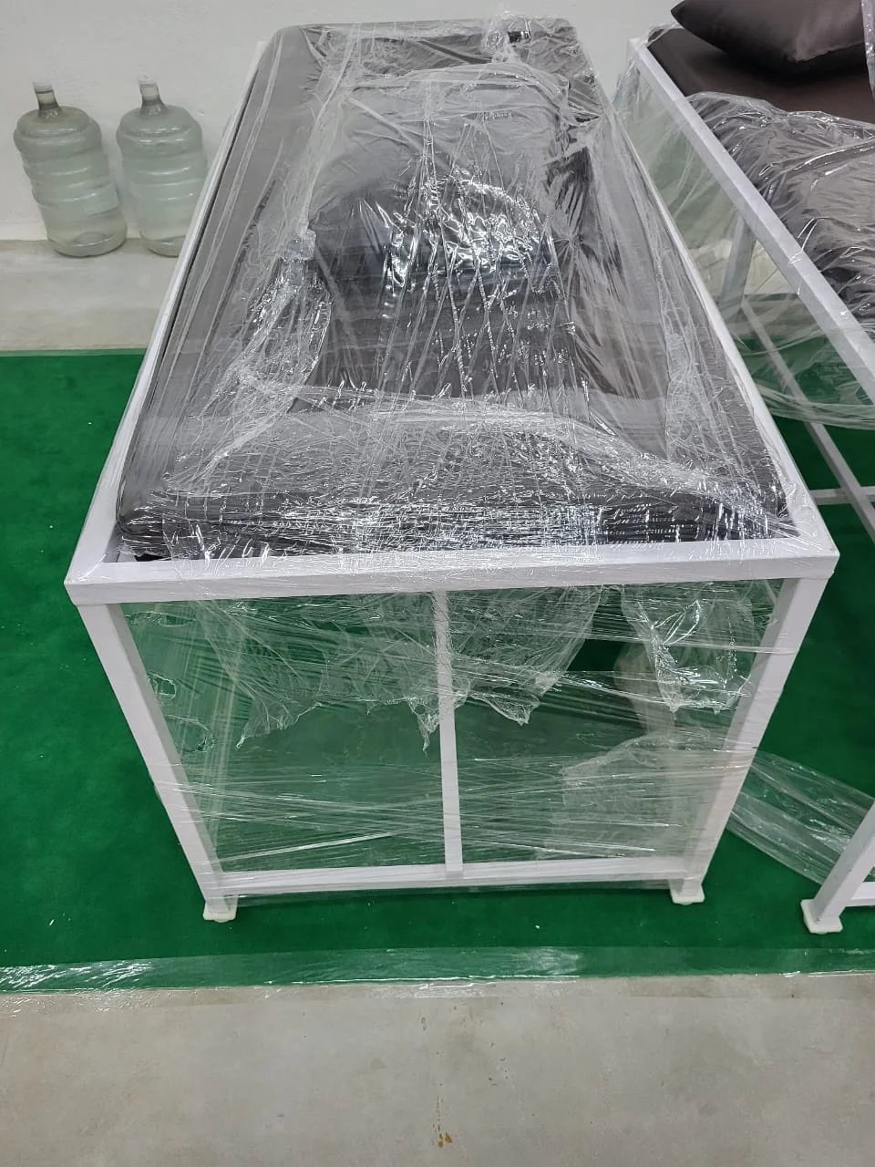Hospital Bed non foldable single cot and mattress