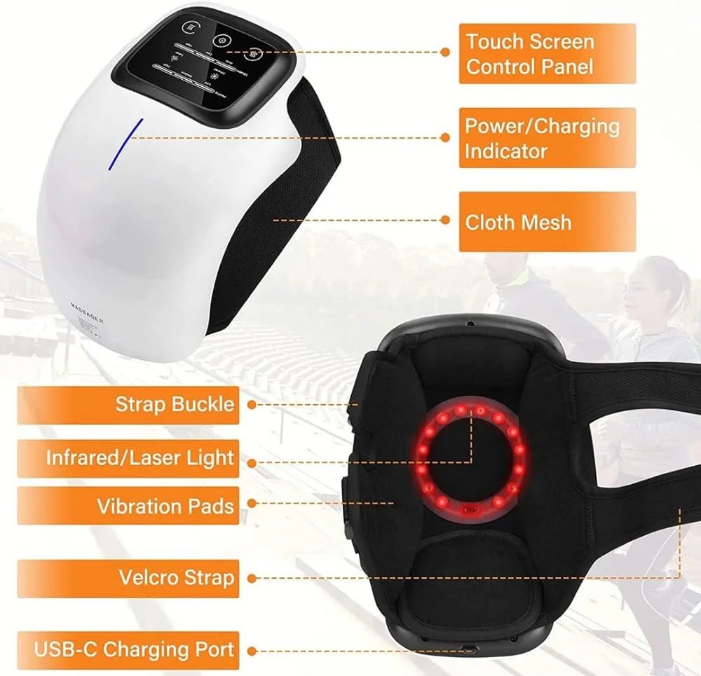 Smart knee massager for joint pain relief photo 3