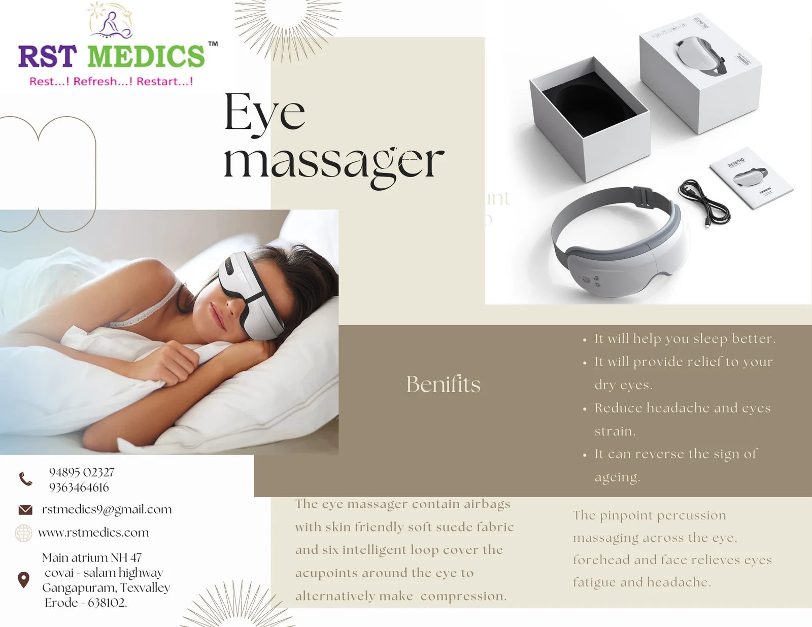 Eye massager
