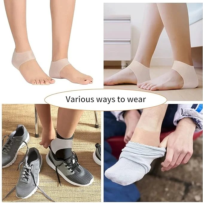 Moisturizing Silicone Gel Heel Socks