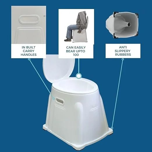 Commode Toilet Stool for Kids, Elder People and pregnant ladies