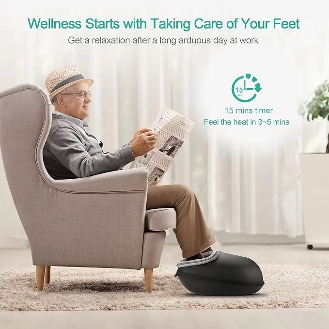 Foot massager with airbag system